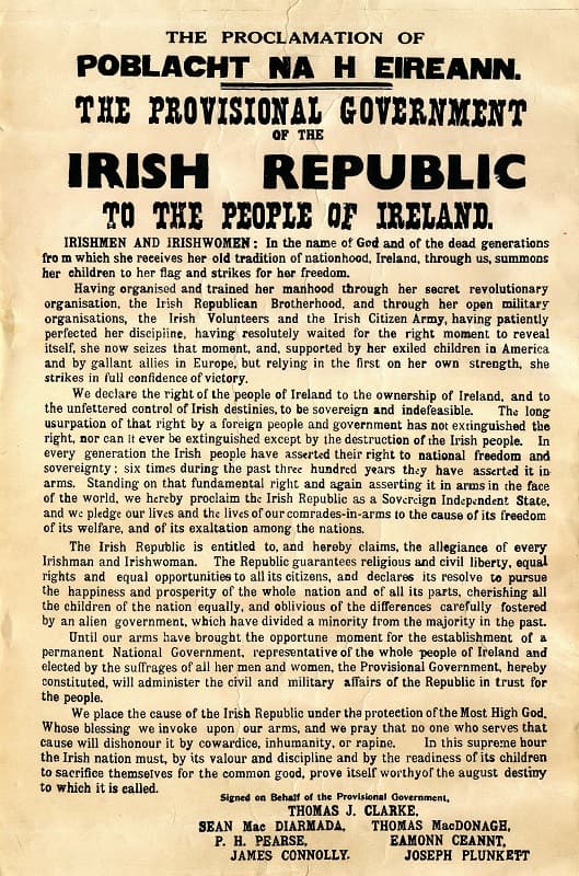 The Proclamation of the Irish Republic